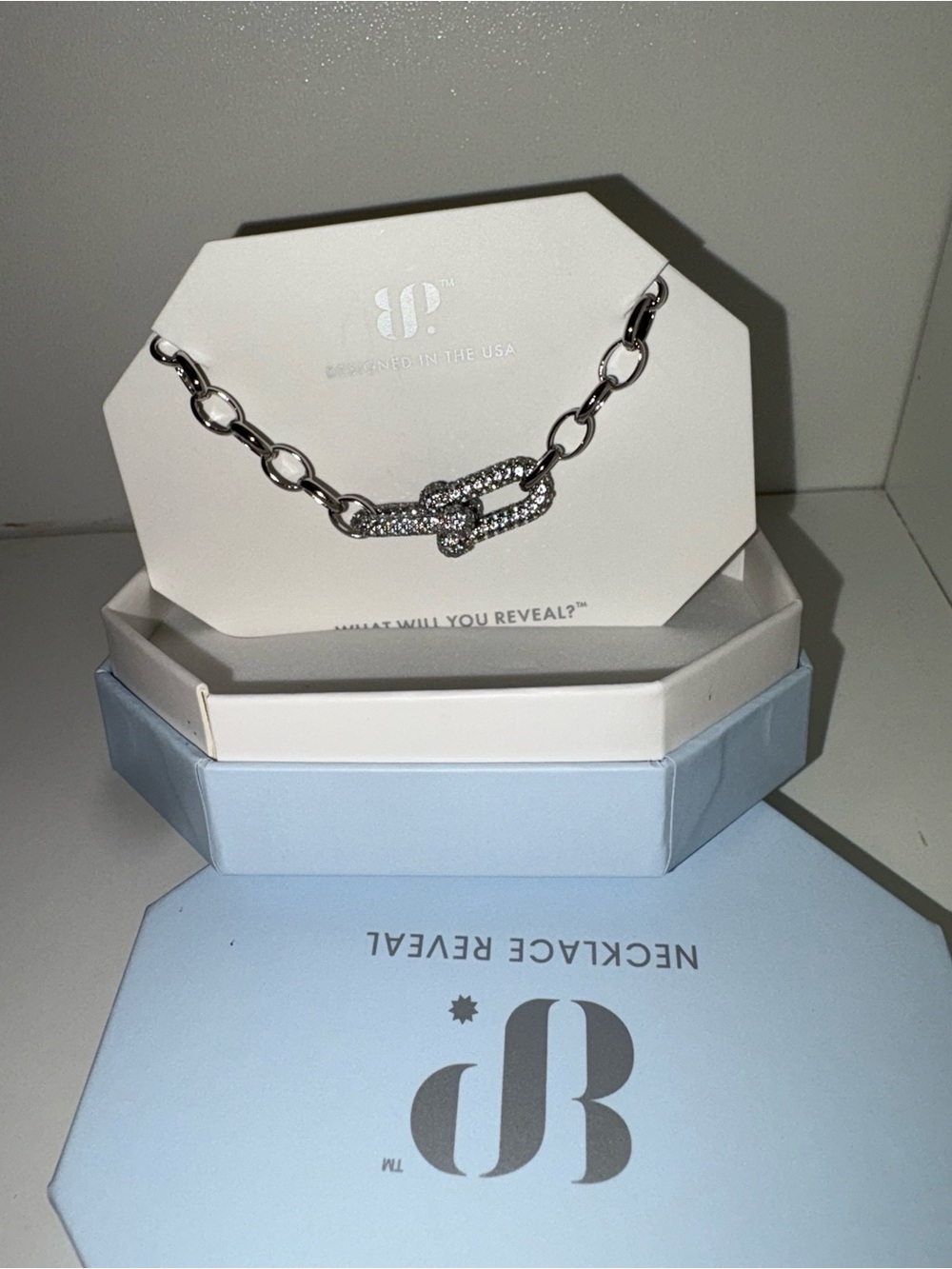 BP OG necklace Rhodium NK31322
